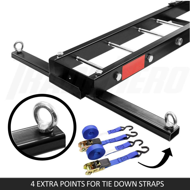 Motorcycle Motorbike Carrier Rack Towbar Arm Rack Dirt Bike Ramp Brake Lights Payday Deals