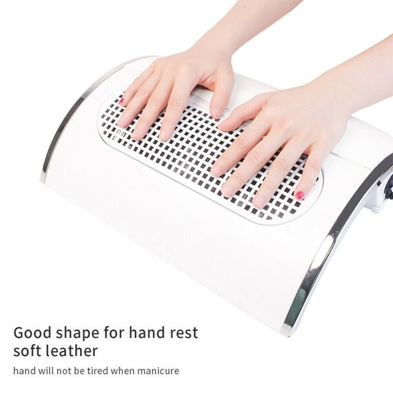 Nail Dust Collector Remover Fan Vacuum Cleaner 3 Fan Suction Manicure Machine Payday Deals