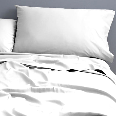 Natural Cotton 500 Thread Count White Sheet Set by Park Avenue King