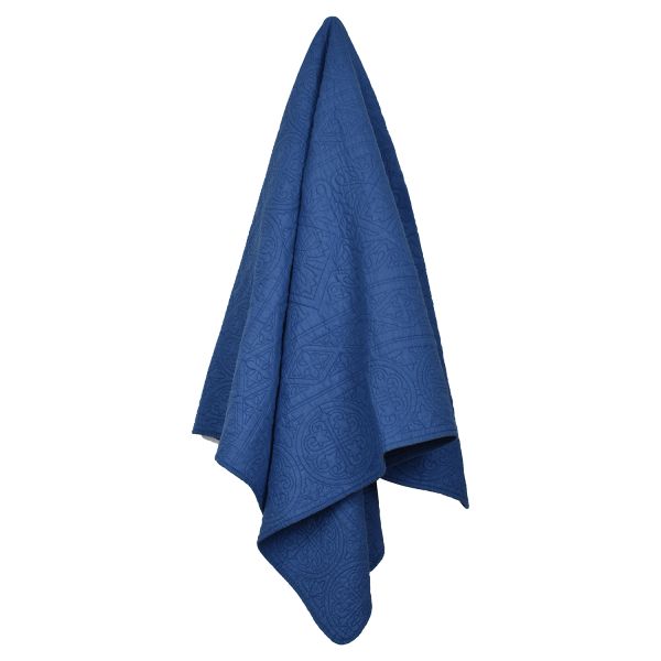 Navy Classic 100% Cotton Throw Payday Deals