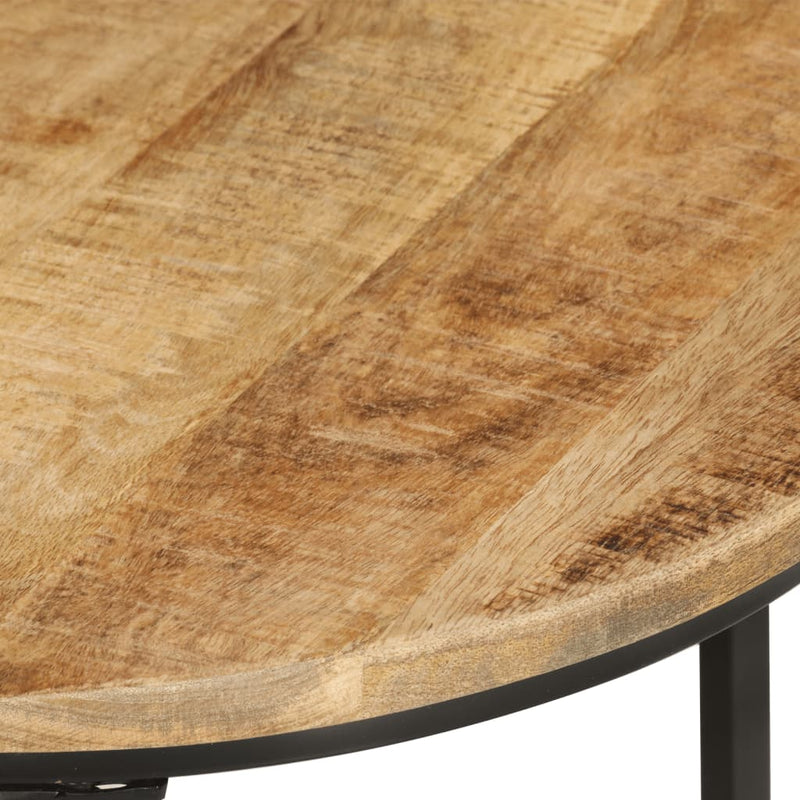Nesting Tables 3 pcs Solid Rough Wood Mango Payday Deals