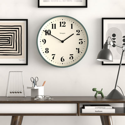 Newgate Number Two Wall Clock Asparagus Green Payday Deals