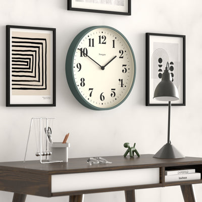 Newgate Number Two Wall Clock Asparagus Green Payday Deals