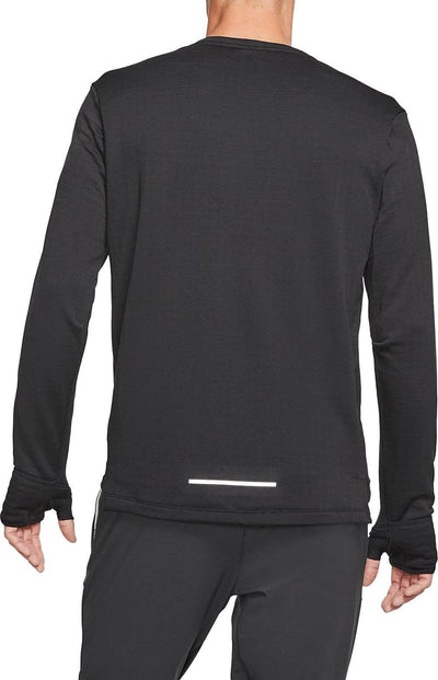 Nike Long Sleeve T-Shirt with Dry-Fit Technology - Black Payday Deals