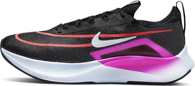 Nike Men's Zoom Fly 4 Running Athletic Shoes Sneakers - Black Hyper Violet Payday Deals