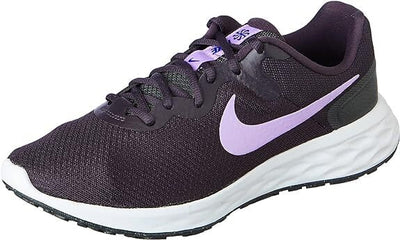 Nike Womens Revolution 6 Next Nature Trainers, Cave Purple Lilac Racer Blue Black, 7 US
