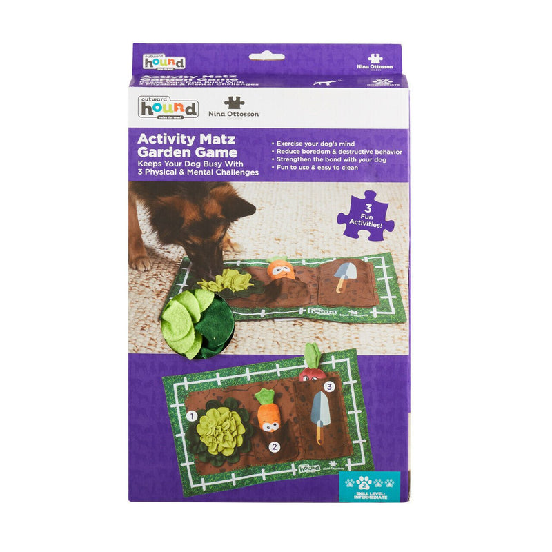 Nina Ottosson Interactive Snuffle Activity Puzzle Mat for Dogs - Garden Payday Deals