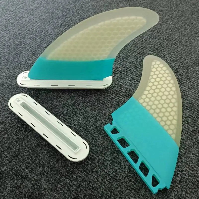 NNEOBA Surf Accessories Design 5.5 Inch Fiberglass Surfboard Twin Fins Payday Deals