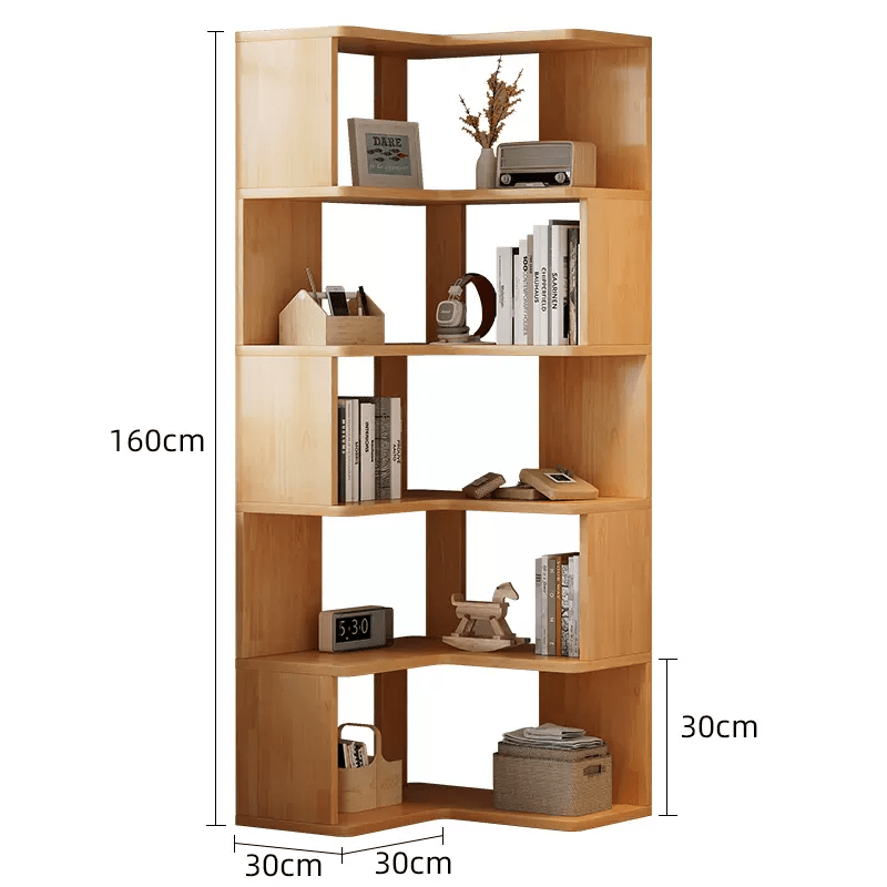 NNETMLT 5 Tier Industrial Corner Bookshelf Payday Deals