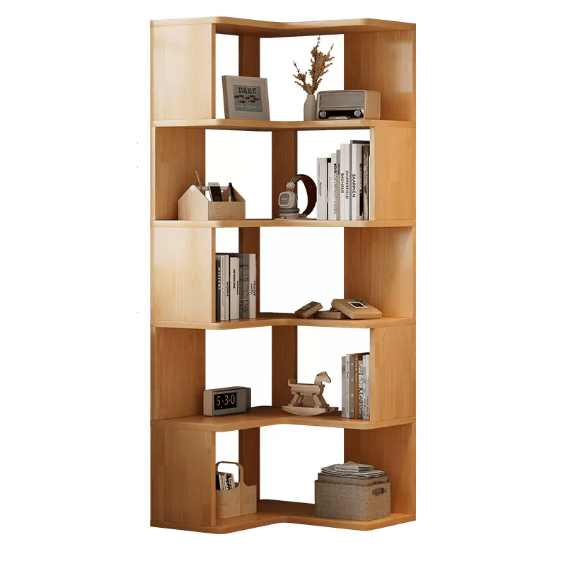 NNETMLT 5 Tier Industrial Corner Bookshelf Payday Deals