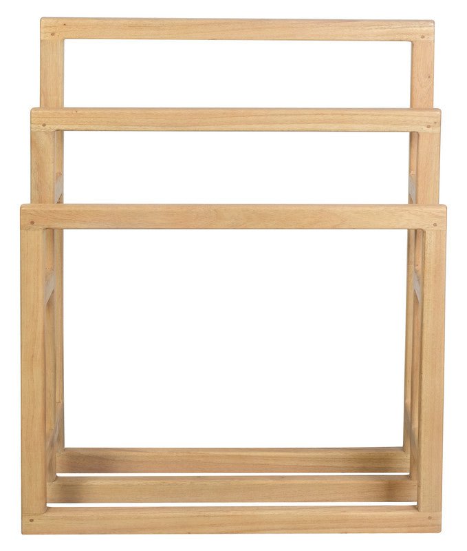 Nobu Solid White Cedar Wood Towel Stand (Natural) Payday Deals