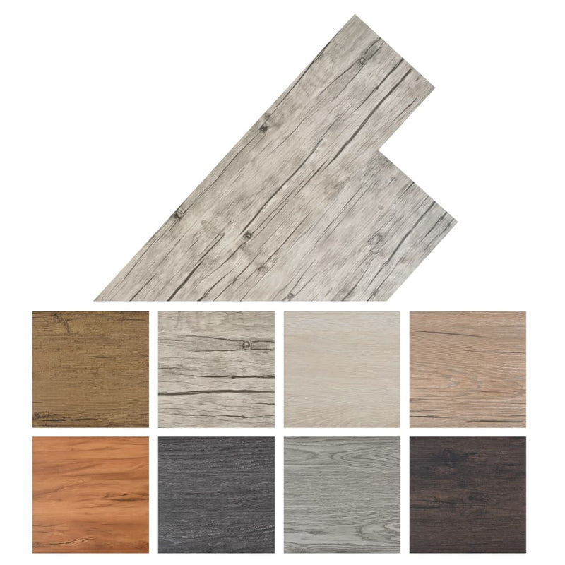 Non Self-adhesive PVC Flooring Planks 5.26 m² 2 mm Oak Washed Payday Deals