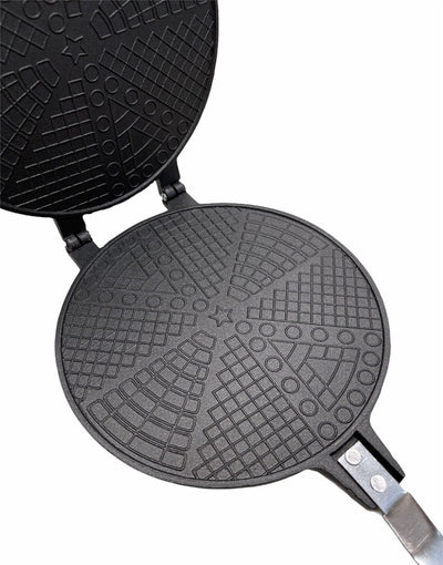 Non-Stick Cast Aluminium Waffle Maker Snacks Pancake Cake Breakfast Making Payday Deals