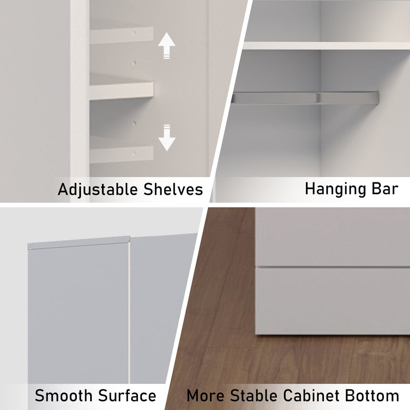 Noosa 3 Door 2 Drawer Wardrobe Payday Deals