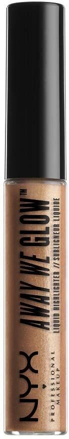 NYX 6.8mL Professional Makeup Away We Glow Liquid Highlighter - 07 Gold Rush Payday Deals