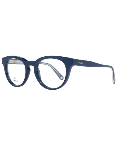 Omega Men's Blue  Optical Frames - One Size