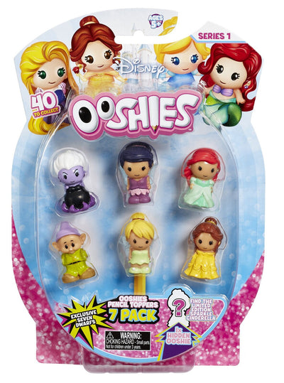 Ooshies Disney Pencil Toppers Series 1 - 1 Pack of 7 Dwarfs
