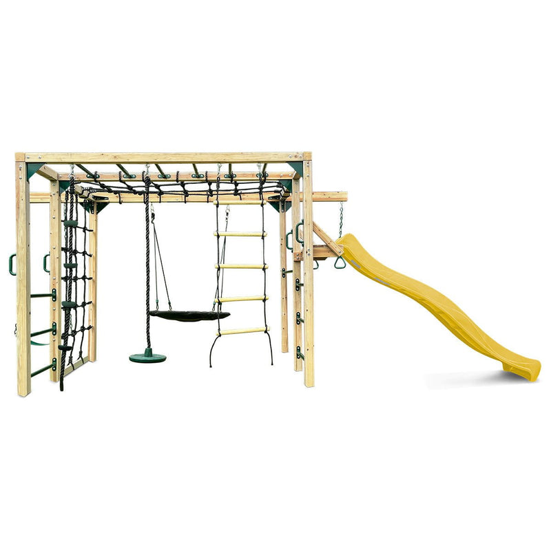 Orangutan Climbing Cube Jungle Gym All-in-One Play Centre (Yellow Slide) Payday Deals