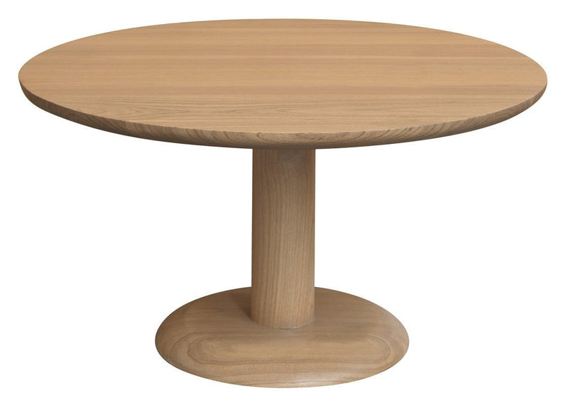 Oslo Round Solid Mindi Coffee Table (Natural) Payday Deals
