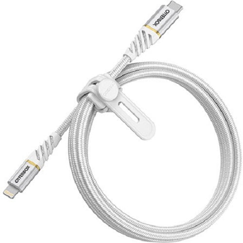 OTTERBOX USB-C To Lightning 1 Meter Fast Charge MFi / USB PD Cable - Premium - Cloud Sky White( USB C To Lightning ) - Durable, trusted Payday Deals