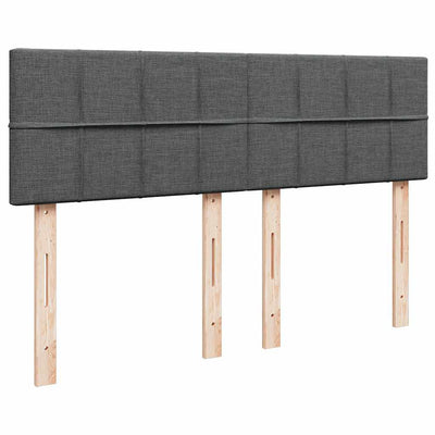 Ottoman Bed with Mattress Dark Grey Double Fabric Payday Deals