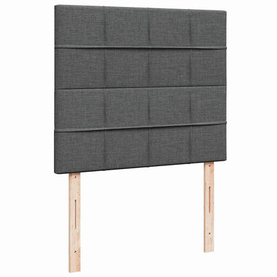 Ottoman Bed with Mattress Dark Grey King Single Fabric Payday Deals