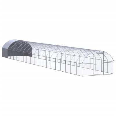 Outdoor Chicken Coop 3x20x2 m Galvanised Steel Payday Deals