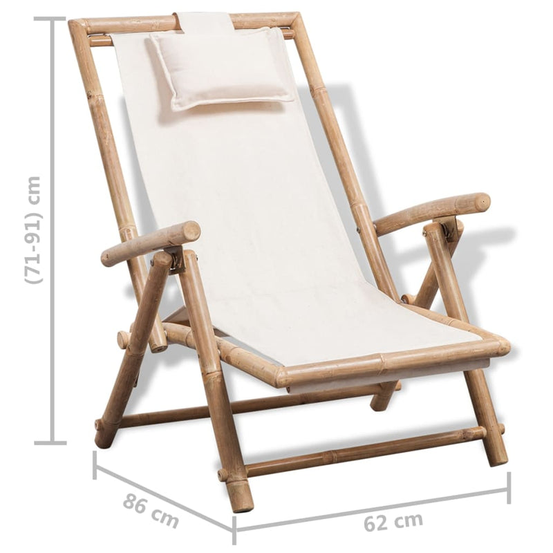 Outdoor Deck Chair Bamboo Payday Deals