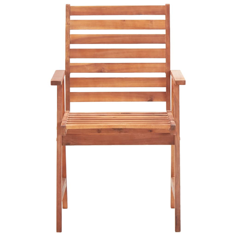 Outdoor Dining Chairs 3 pcs with Cushions Solid Acacia Wood Payday Deals
