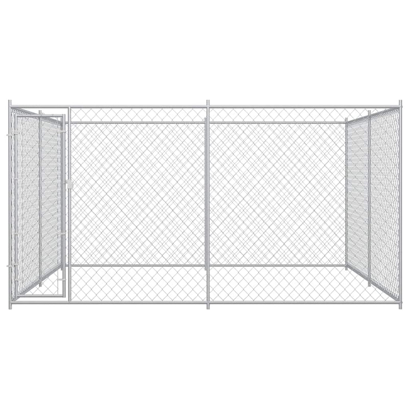 Outdoor Dog Kennel 383x383x185 cm Payday Deals