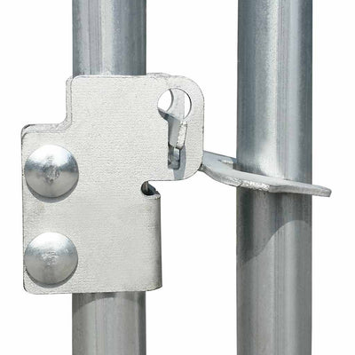 Outdoor Dog Kennel Galvanised Steel 6x6x1 m Payday Deals