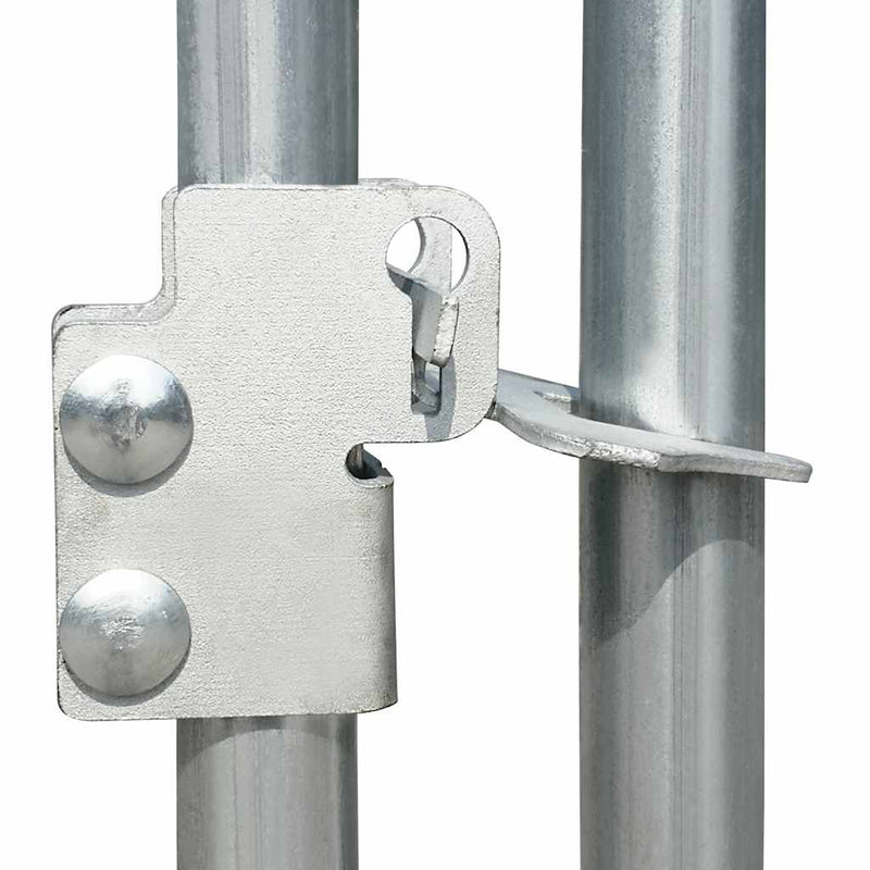 Outdoor Dog Kennel Galvanised Steel 6x6x1 m Payday Deals