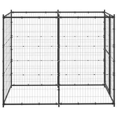 Outdoor Dog Kennel Steel 110x220x180 cm Payday Deals