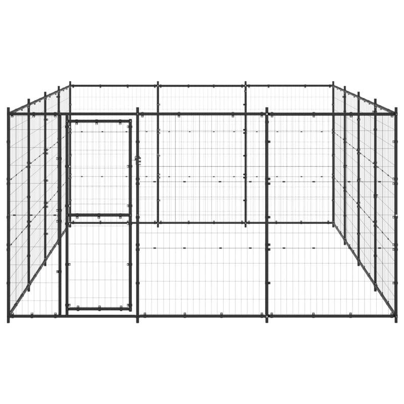 Outdoor Dog Kennel Steel 14.52 m² Payday Deals