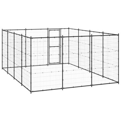 Outdoor Dog Kennel Steel 14.52 m² Payday Deals