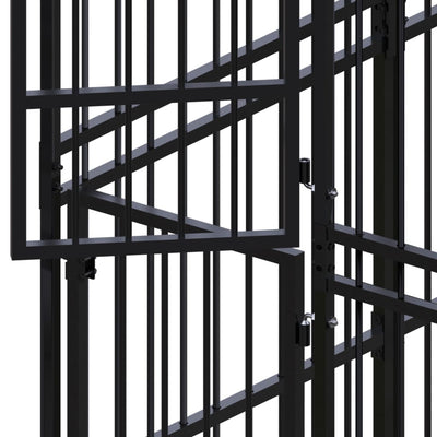 Outdoor Dog Kennel Steel 18.43 m² Payday Deals