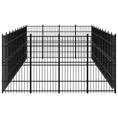 Outdoor Dog Kennel Steel 36.86 m² Payday Deals
