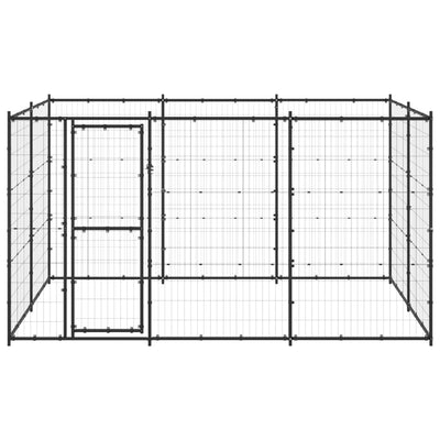 Outdoor Dog Kennel Steel 7.26 m² Payday Deals