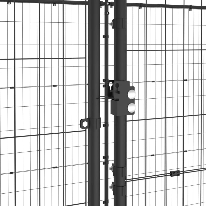 Outdoor Dog Kennel Steel 7.26 m² Payday Deals