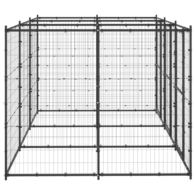 Outdoor Dog Kennel Steel 7.26 m² Payday Deals