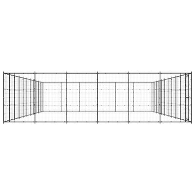 Outdoor Dog Kennel Steel 79.86 m² Payday Deals
