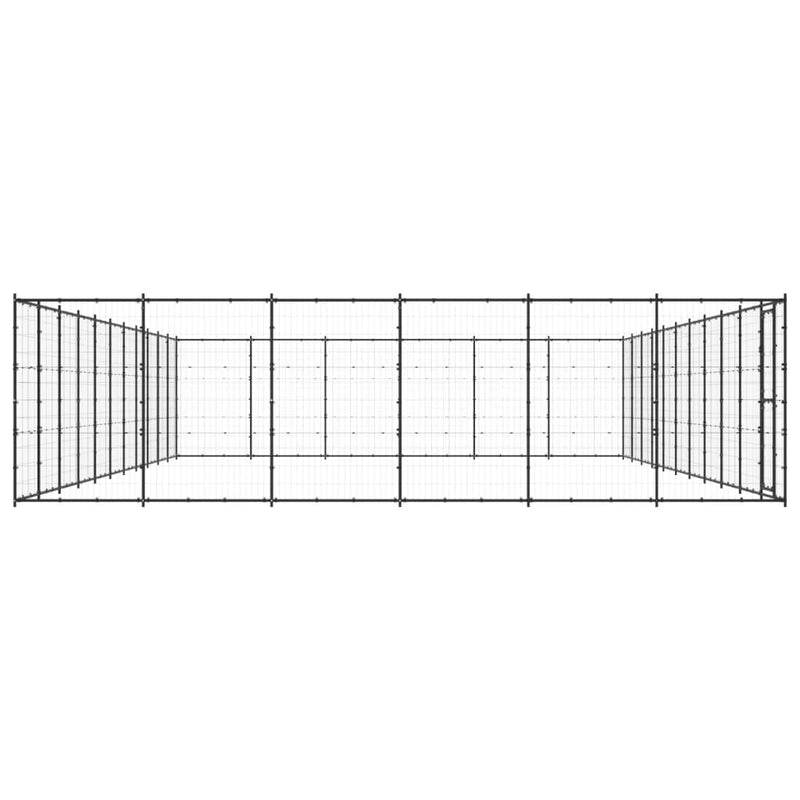 Outdoor Dog Kennel Steel 79.86 m² Payday Deals