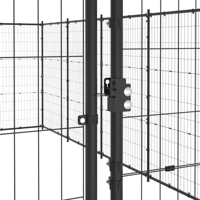 Outdoor Dog Kennel Steel 79.86 m² Payday Deals