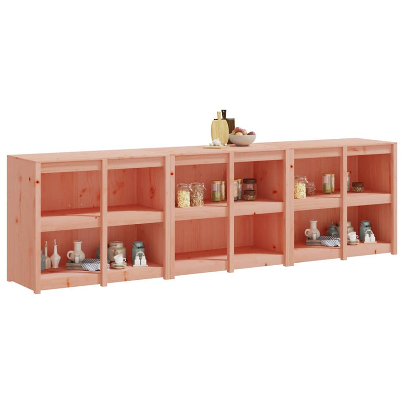 Outdoor Kitchen Cabinets 3 pcs Solid Wood Douglas Payday Deals