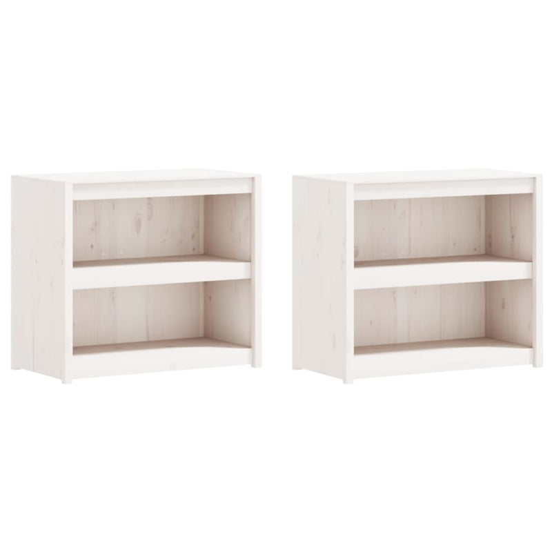 Outdoor Kitchen Cabinets 4 pcs White Solid Wood Pine Payday Deals