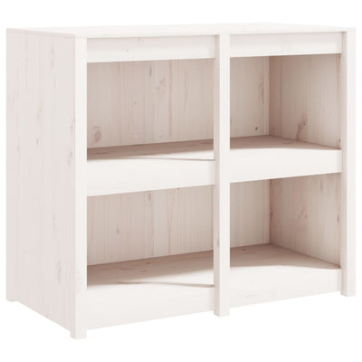 Outdoor Kitchen Cabinets 4 pcs White Solid Wood Pine Payday Deals