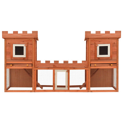 Outdoor Large Rabbit Hutch House Pet Cage Double House Payday Deals