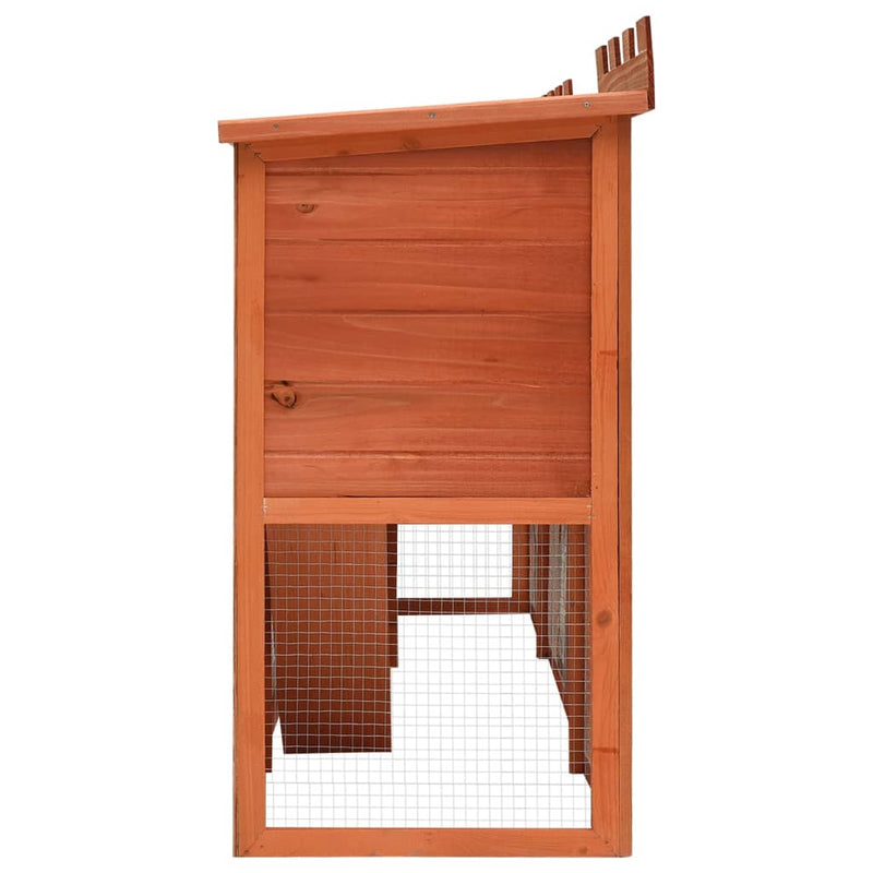 Outdoor Large Rabbit Hutch House Pet Cage Double House Payday Deals