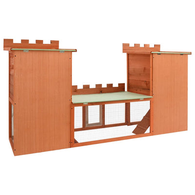 Outdoor Large Rabbit Hutch House Pet Cage Double House Payday Deals