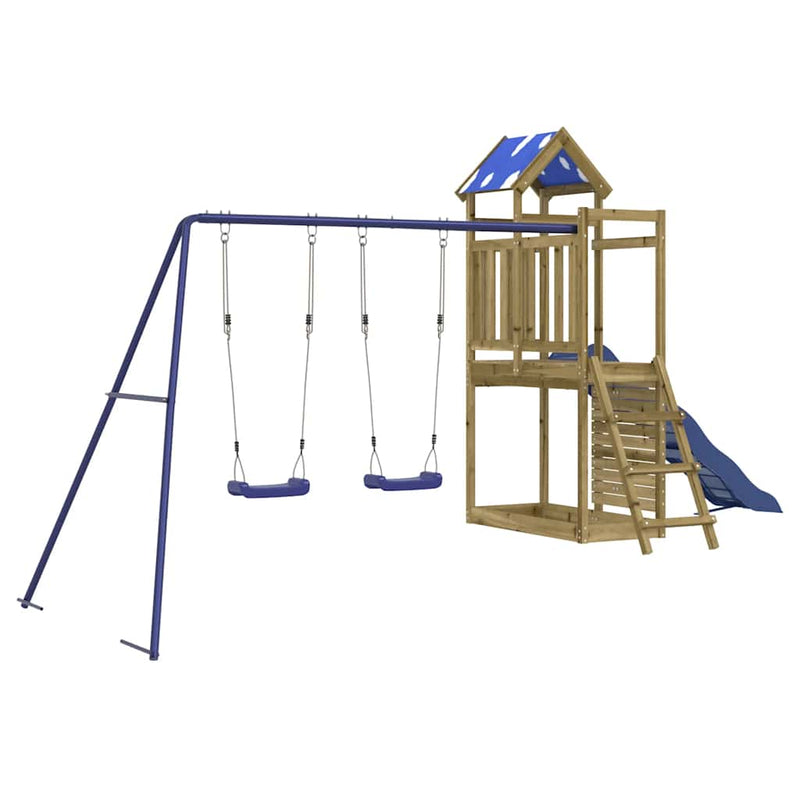 Outdoor Playset Impregnated Wood Pine Payday Deals